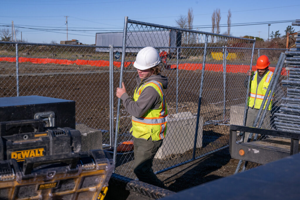 temporary fence