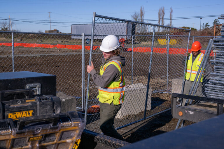 temporary fence